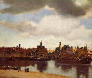 Johannes Vermeer, View on Delft.